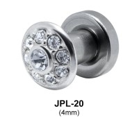 Round Rhinestone Plugs and Tunnels JPL-20